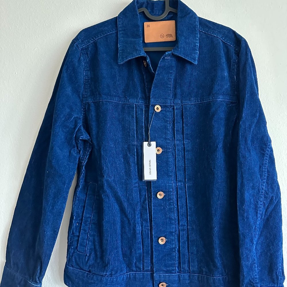 Taylor Stitch Blue Corduroy Jacket